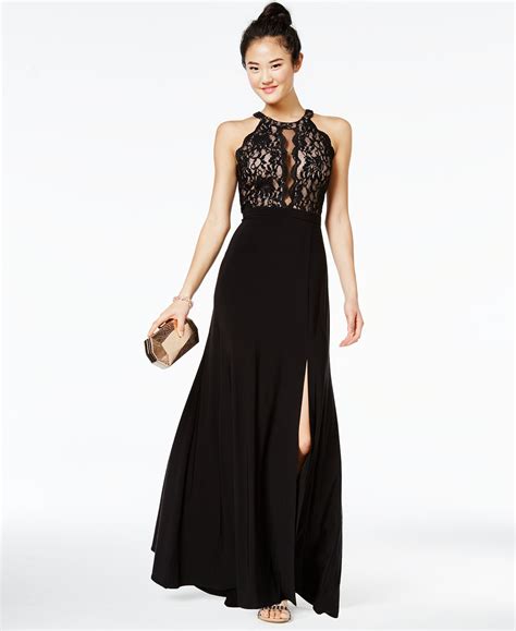 shop macy's black dress|macy's black evening dresses.